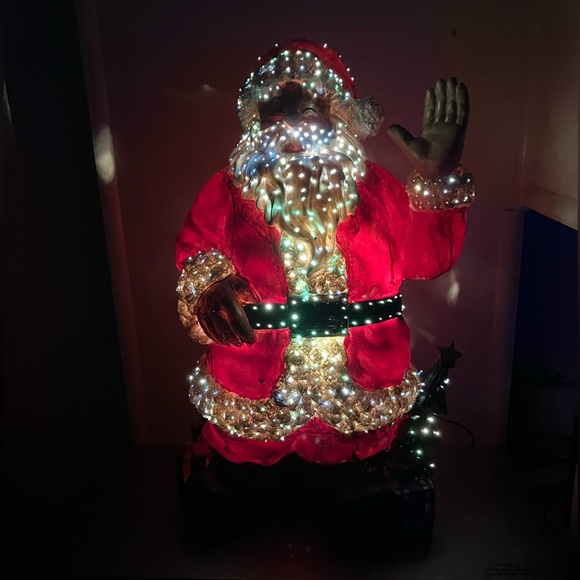 Vintage Sparkling Electrical LEDLights in Santa Originally Purchased Early 1990s - Picture 5 of 12